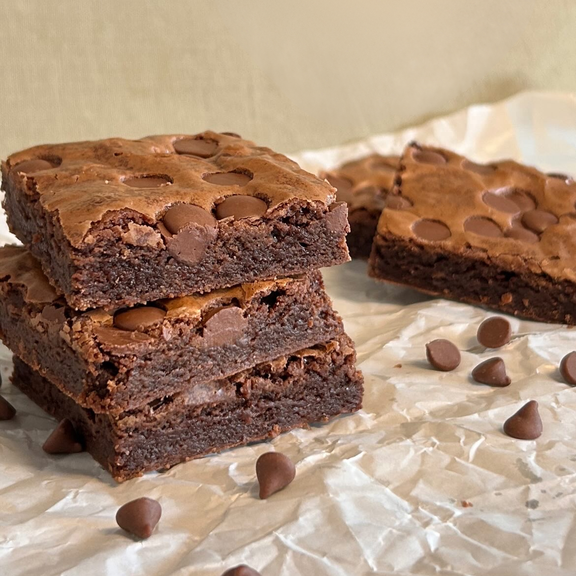 Brownie tradicional de chocolate